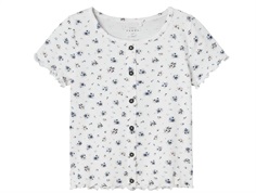 Name It bright white/small flowers slim top