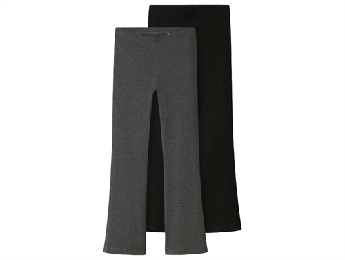 Name It black/dark grey melange leggings (2-pack)