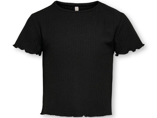 Kids ONLY black o-neck top