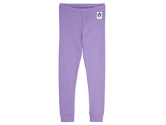 Mini Rodini purple rib leggings