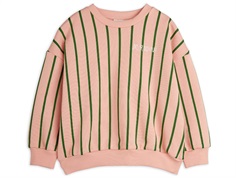 Mini Rodini pink vertical stripe aop sweatshirt