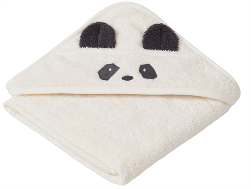 Liewood creme de la creme panda hooded juniorhåndklæde Augusta